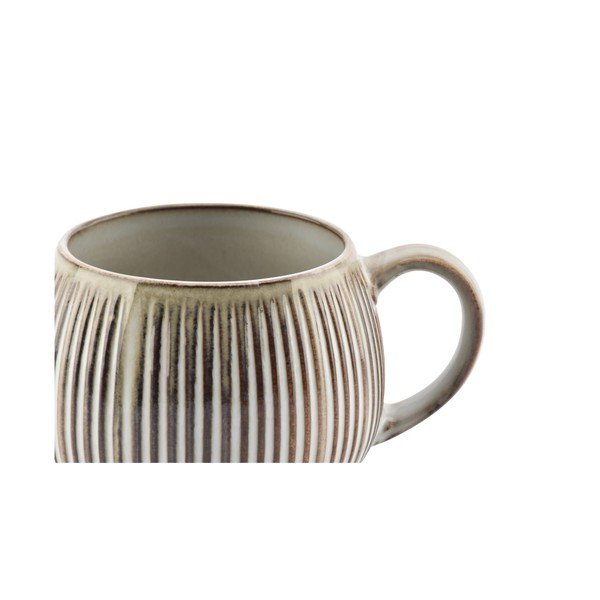 Hnedý/béžový kameninový hrnček 400 ml Arto – S|P Collection-image-4