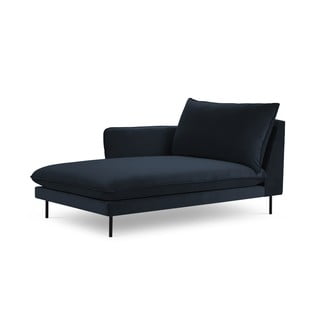 Tmavomodrá zamatová leňoška (ľavý roh) Vienna – Cosmopolitan Design