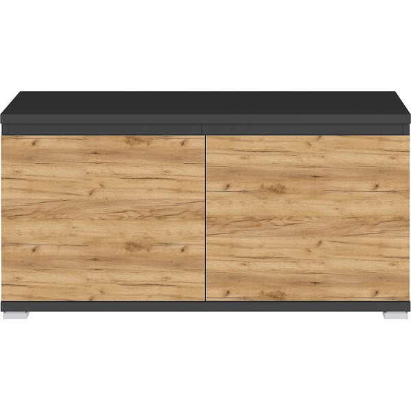 Skrinka na topánky v dekore duba s lavicou Lissabon - Germania-image-2