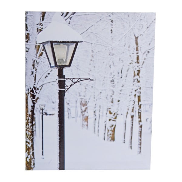 Obraz Ewax Snowy Lamp, 40 × 50 cm