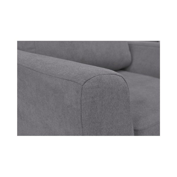 Sivé kreslo so svetlými nohami Mazzini Sofas Flower-image-3