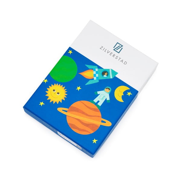 Antikoro detský príbor v striebornej farbe 4 ks Space – Zilverstad-image-4