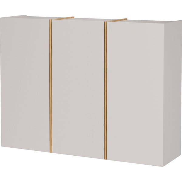 Krémová predsieňová skrinka 138x103x38 cm Libbiano – Germania-image-2