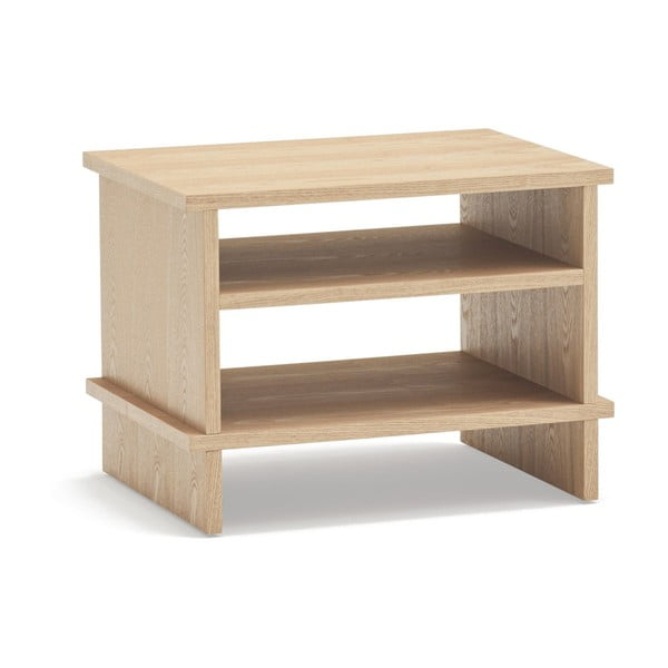 Nočný stolík v dekore duba v prírodnej farbe Inari – Teulat