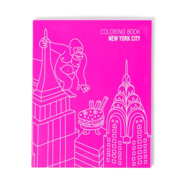 Notes s maľovankami New York