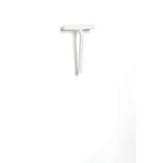 Biela kúpeľňová stierka so stojanom Zone Rim, šírka 22 cm