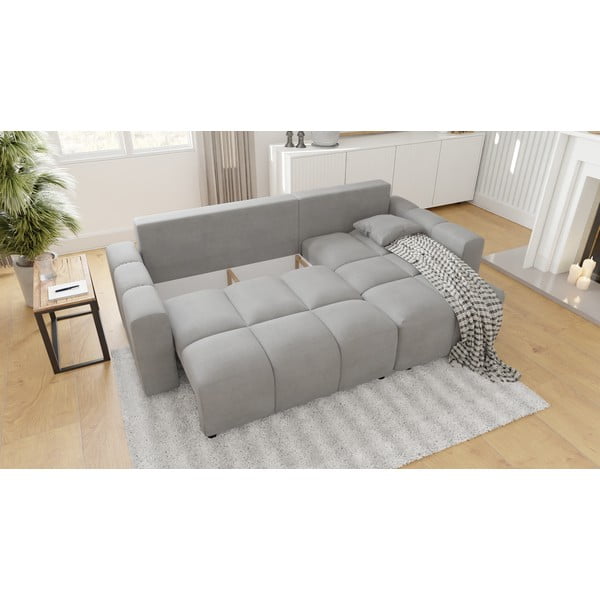 Svetlosivá rohová pohovka (variabilná) Luki – Ropez-image-4