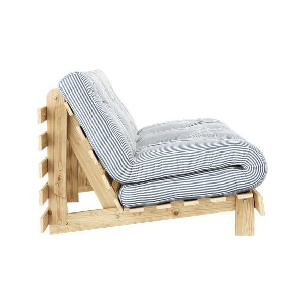 Biela/svetlo modrá rozkladacia pohovka 160 cm Roots - Karup Design-image-3