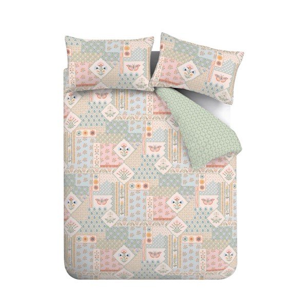 3-dielne obliečky na dvojlôžko 200x200 cm Folk Patchwork – Catherine Lansfield