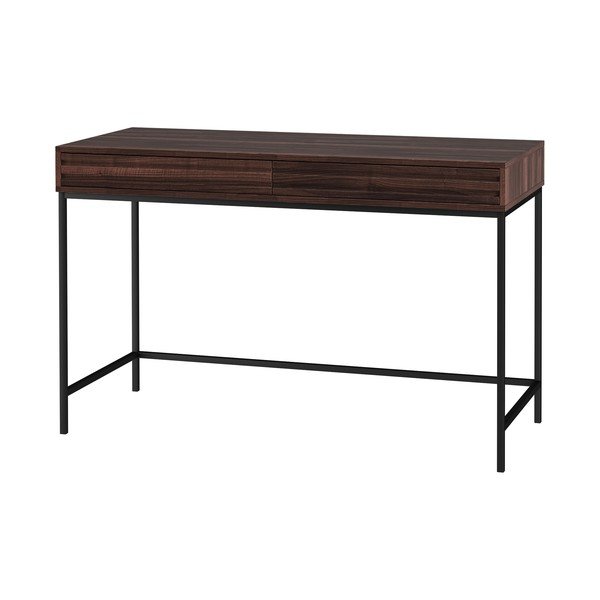 Pracovný stôl s doskou v dekore orechového dreva 50x120 cm Celine – Støraa