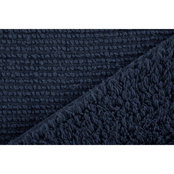 Tmavomodrá kúpeľňová predložka 50x45 cm Riva - Tiseco Home Studio-image-1