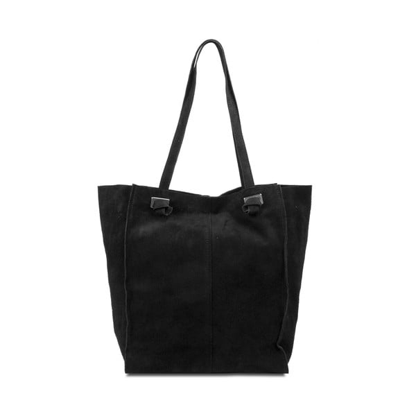 Čierna kožená kabelka Infinitif Tia