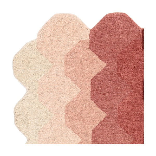 Ružový vlnený koberec 120x170 cm Hive – Asiatic Carpets-image-3
