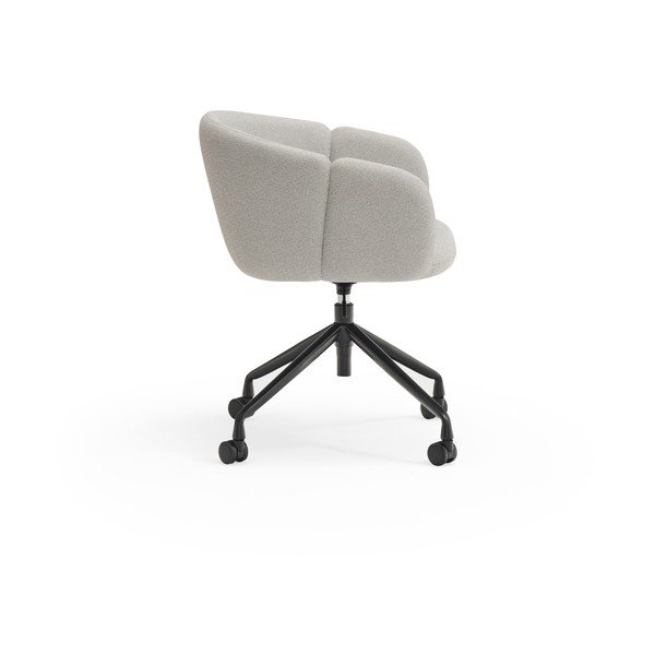 Svetlosivá čalúnená kancelárska stolička Add – Teulat-image-2