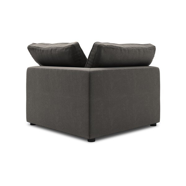 Tmavohnedá obojstranná rohová časť modulárnej menčestrovej pohovky Windsor & Co Sofas Galaxy-image-2