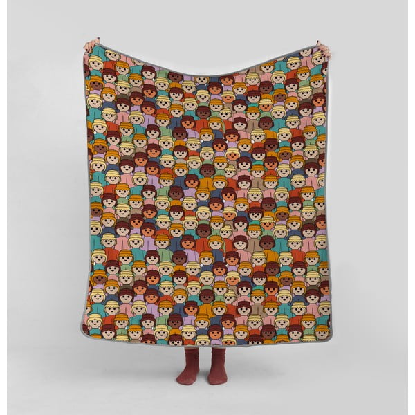 Detská deka z mikrovlákna 130x130 cm Invasion – Playmobil