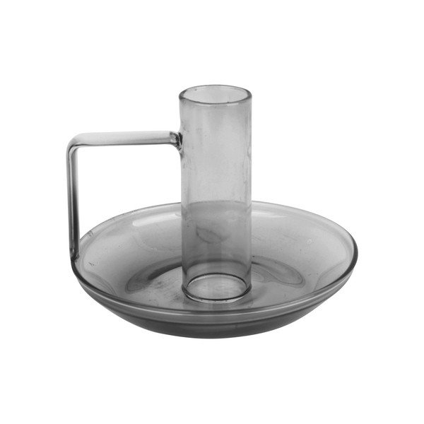 Sivý sklenený svietnik PT LIVING Mod-image-3