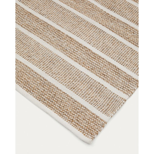 Béžový vonkajší koberec z recyklovaných vlákien 200x300 cm Desni – Kave Home-image-2