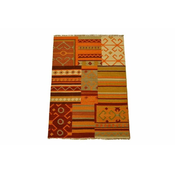 Ručne tkaný koberec Kilim Pitri, 120x180cm