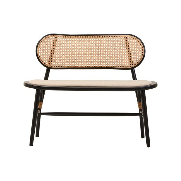 Polstrovaná lavica v prírodnej farbe Cebu – Premier Housewares-image-2