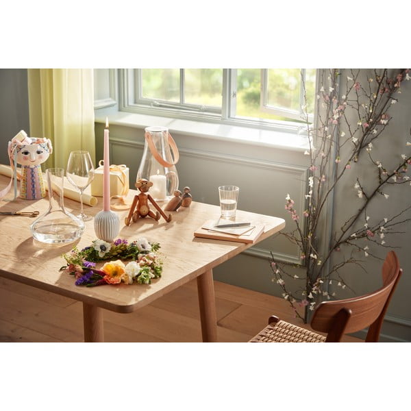 Biely porcelánový svietnik Kähler Design Hammershoi, výška 10 cm-image-1