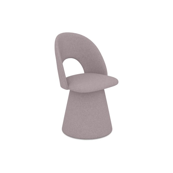 Čalúnené jedálenské kreslo v levanduľovej farbe Kalo – Makamii