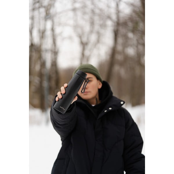 Čierna termoska 500 ml Fuori – Vialli Design-image-3