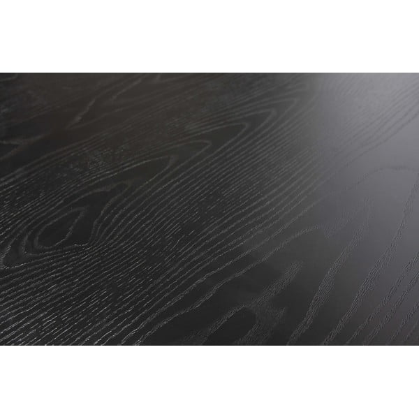 Čierny jedálenský stôl WOOOD Bruno, 200 x 90 cm-image-1