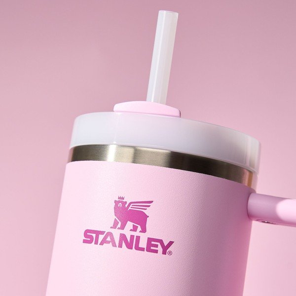 Ružová termoska so slamkou z nehrdzavejúcej ocele 1,18 l Quencher H2.0 FlowState Tumbler Cherry Blossom – Stanley-image-4