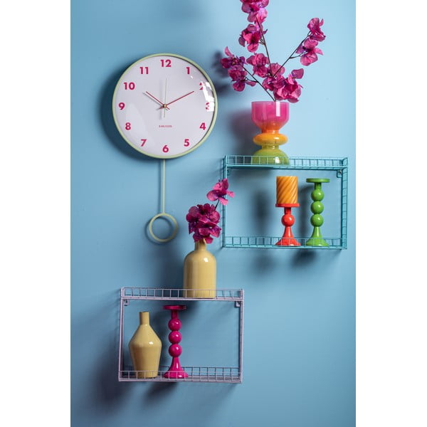 Fialová poschodová oceľová polica 40 cm Reja – PT LIVING-image-1