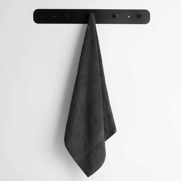 Tmavosivá osuška DecoKing Bamby, 70 × 140 cm-image-2