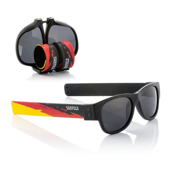 Čierne slnečné zrolovateľné okuliare InnovaGoods Sunfold Mondial Germany
