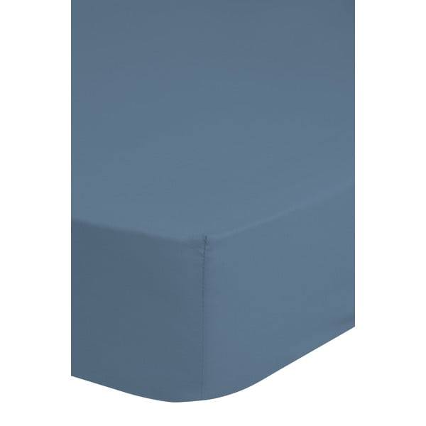 Modrá elastická plachta z bavlneného saténu HIP, 90 x 200 cm