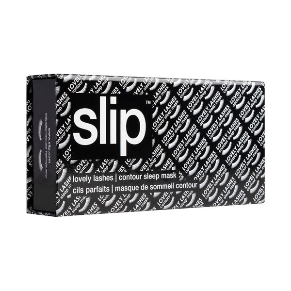 Čierna hodvábna maska na spanie Contour Black – slip-image-4