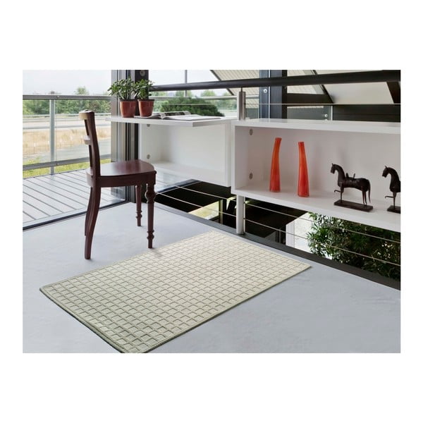 Krémový koberec s prímesou bavlny Universal Dune, 60 × 100 cm
