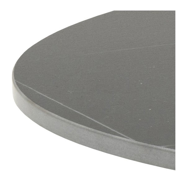 Čierny okrúhly konferenčný stolík s keramickou doskou ø 60 cm Malta – Actona-image-3