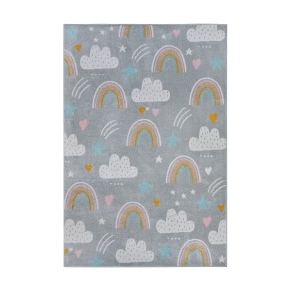 Sivý detský koberec 120x170 cm Rainbow – Hanse Home