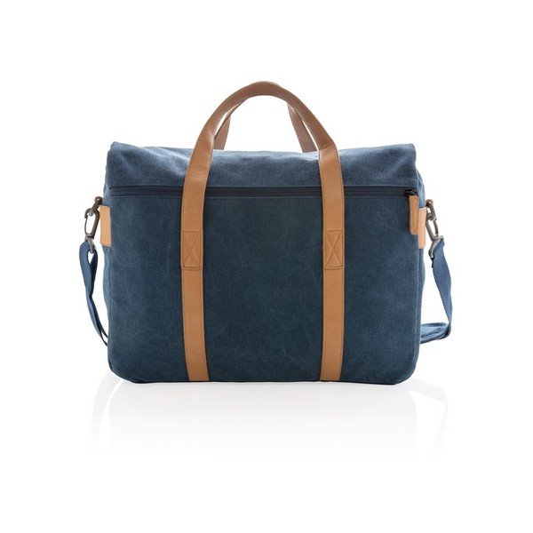 Modrá plátěná taška na notebook 15,6'' XD Collection, 16 l-image-2