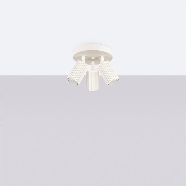 Krémovobiele bodové svietidlo Gleam – Sollux-image-3