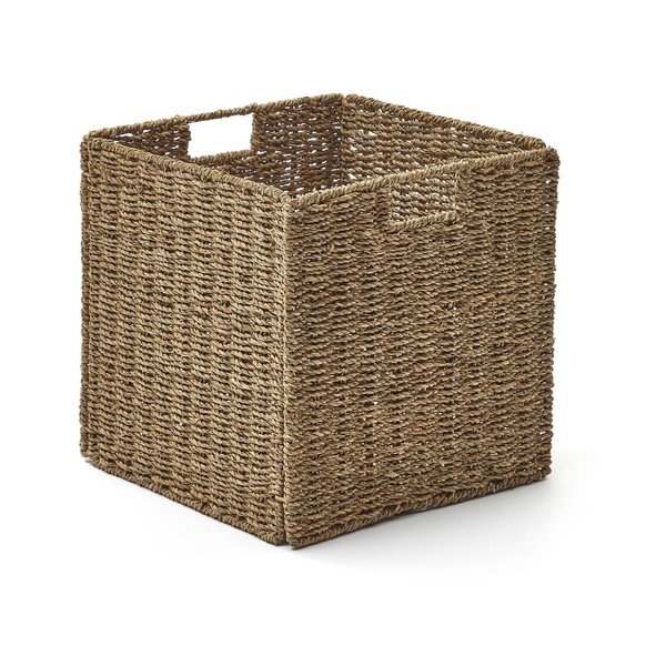 Košík do regálu z morskej trávy 32x32x33 cm Tossa – Kave Home