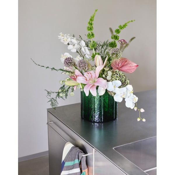 Sklenená ručne vyrobená váza Emerald - Hübsch-image-1