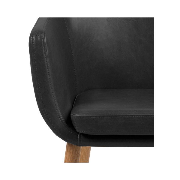 Čierne kreslo Actona Nora-image-1