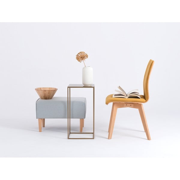 Odkladací stolík s konštrukciou v zlatej farbe CustomForm Tensio-image-3