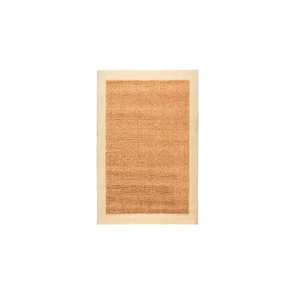 Vlnený koberec Dama no. 610, 60x120 cm, oranžový