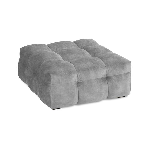 Sivý zamatový puf Windsor & Co Sofas Vesta-image-4