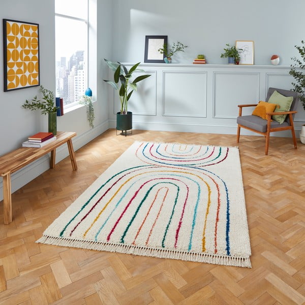 Béžový koberec 290x200 cm Boho - Think Rugs-image-1