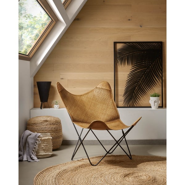 Taburet v prírodnej farbe Doc – Kave Home-image-3