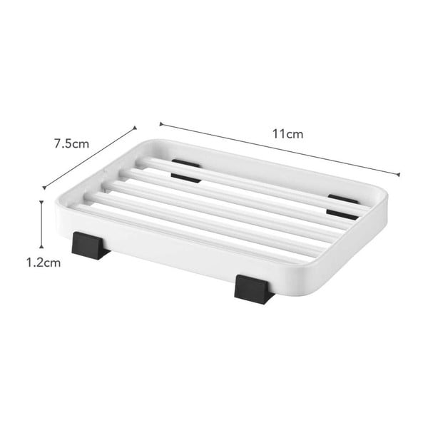 Biela podložka pod mydlo YAMAZAKI Tower-image-2