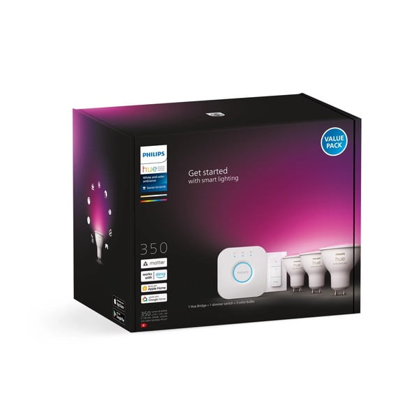 Inteligentný štartovací balíček 5 ks GU10, 6 W White and color ambiance – Philips Hue-image-2
