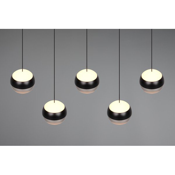 Čierne/v striebornej farbe LED závesné svietidlo Orbit – Trio Select-image-1